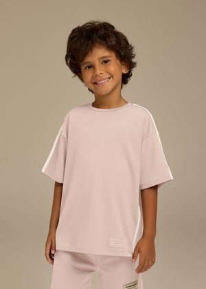 THE GIVING MOVEMENT KIDS SOFTSKIN OVERSIZED CONTRAST STRIPE T-SHIRT