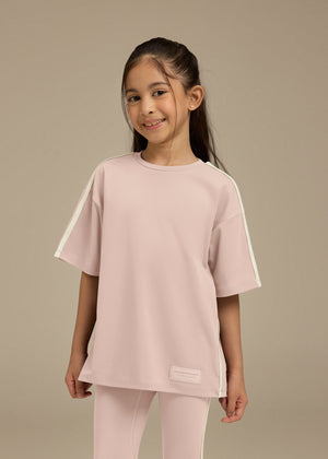THE GIVING MOVEMENT KIDS SOFTSKIN OVERSIZED CONTRAST STRIPE T-SHIRT
