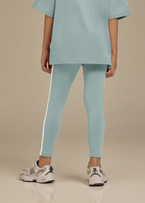 THE GIVING MOVEMENT KIDS SOFTSKIN LEGGINGS - OLDER GIRLS - CONTRAST STRIPE