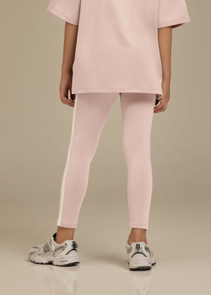 THE GIVING MOVEMENT KIDS SOFTSKIN LEGGINGS - OLDER GIRLS - CONTRAST STRIPE
