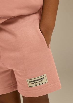 THE GIVING MOVEMENT KIDS COTTON SHORTS