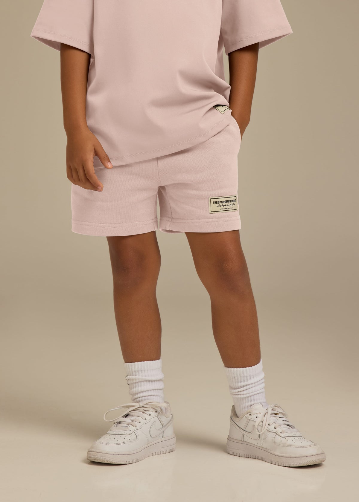 THE GIVING MOVEMENT KIDS COTTON SHORTS