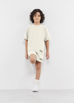 THE GIVING MOVEMENT KIDS COTTON JERSEY OVERSIZED T- SHIRT