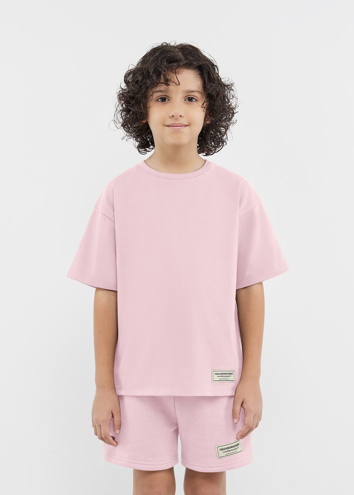 THE GIVING MOVEMENT KIDS COTTON JERSEY OVERSIZED T- SHIRT