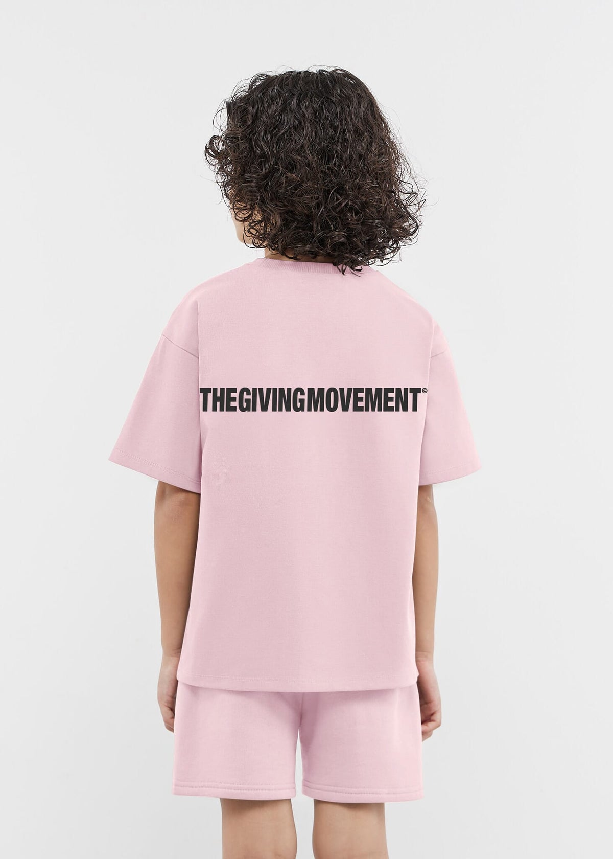 THE GIVING MOVEMENT KIDS COTTON JERSEY OVERSIZED T- SHIRT