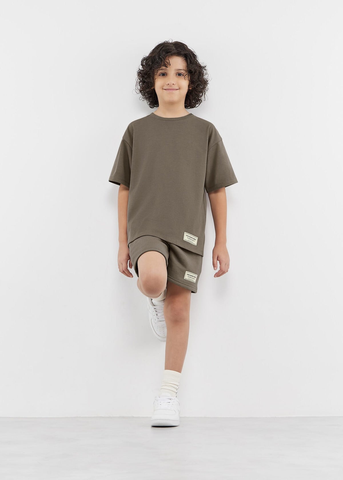 THE GIVING MOVEMENT KIDS COTTON JERSEY OVERSIZED T- SHIRT