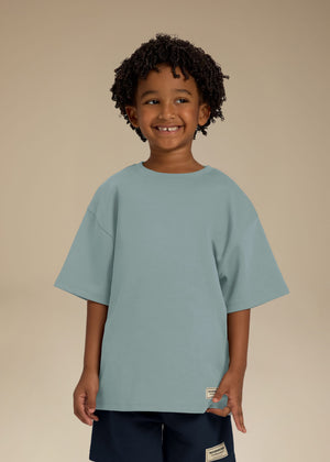 THE GIVING MOVEMENT KIDS COTTON LUXE OVERSIZED T- SHIRT