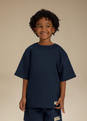 THE GIVING MOVEMENT KIDS COTTON LUXE OVERSIZED T- SHIRT