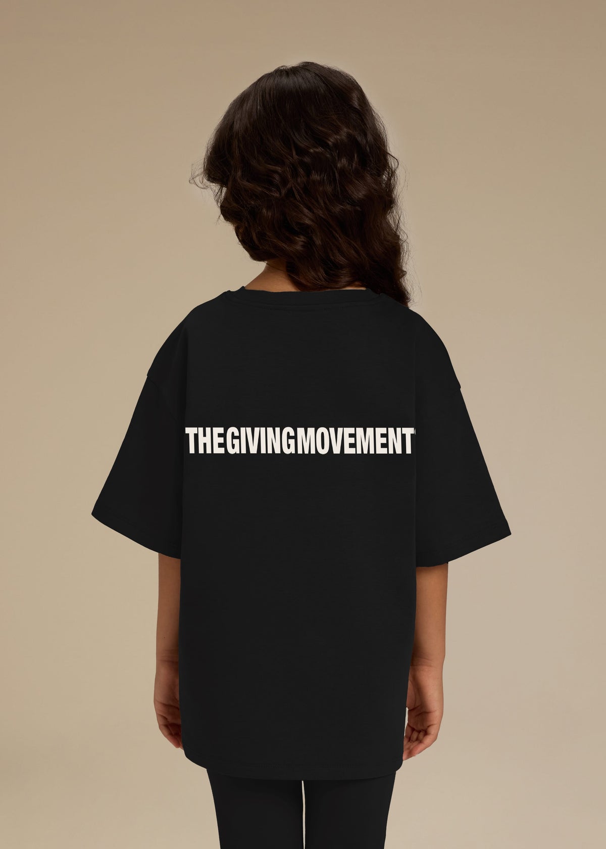 THE GIVING MOVEMENT KIDS COTTON LUXE OVERSIZED T- SHIRT