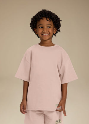 THE GIVING MOVEMENT KIDS COTTON LUXE OVERSIZED T- SHIRT