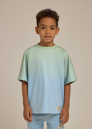 THE GIVING MOVEMENT KIDS SOFTSKIN OMBRE OVERSIZED OMBRE T-SHIRT