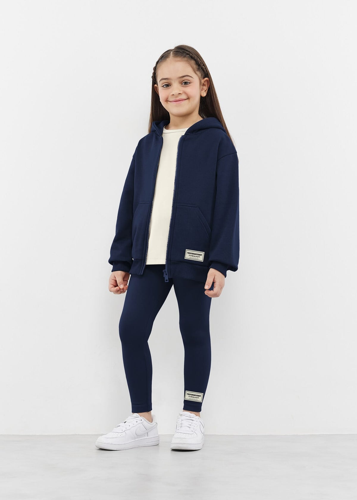 THE GIVING MOVEMENT KIDS COTTON ZIP HOODIE