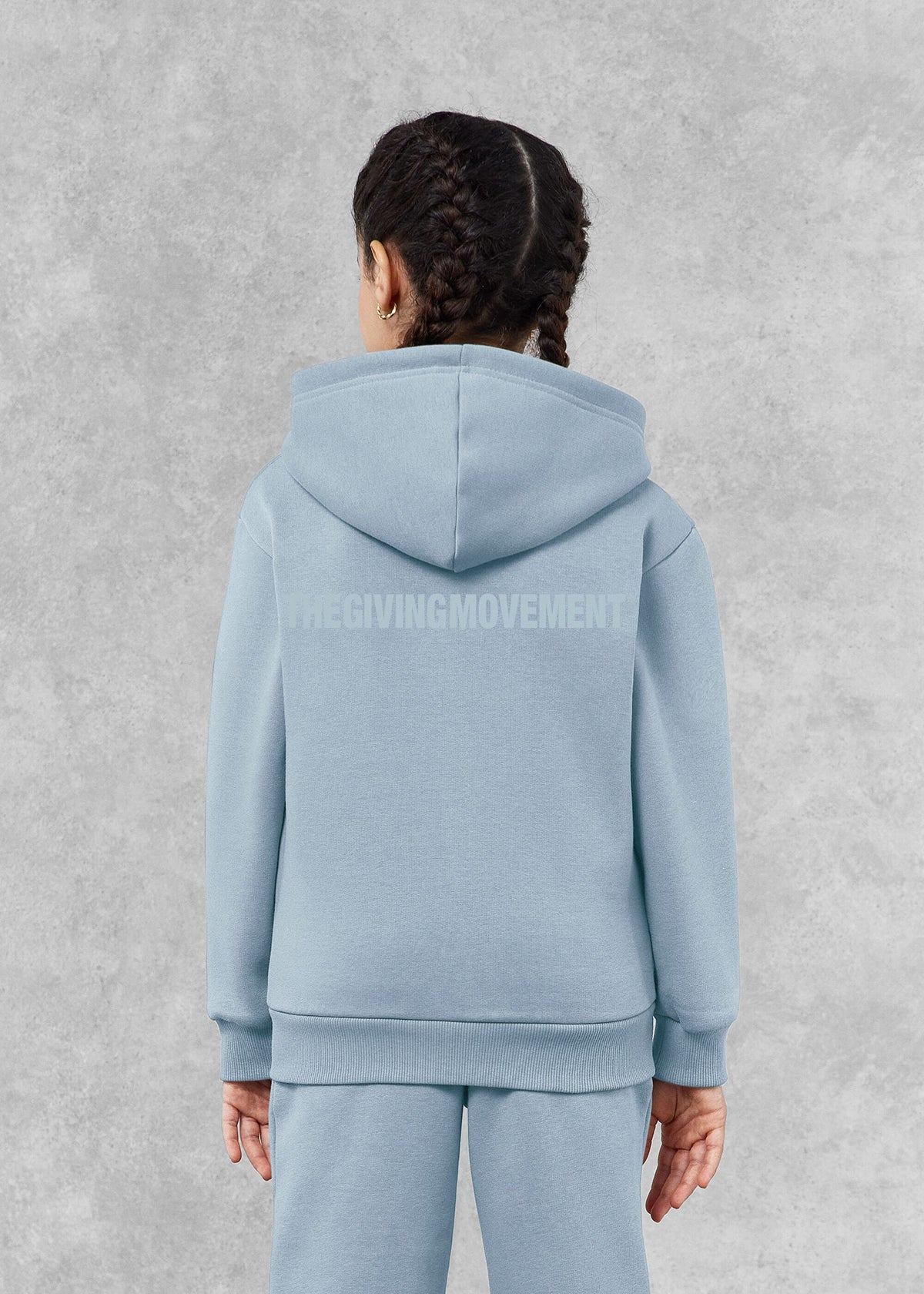 THE GIVING MOVEMENT KIDS COTTON ZIP HOODIE