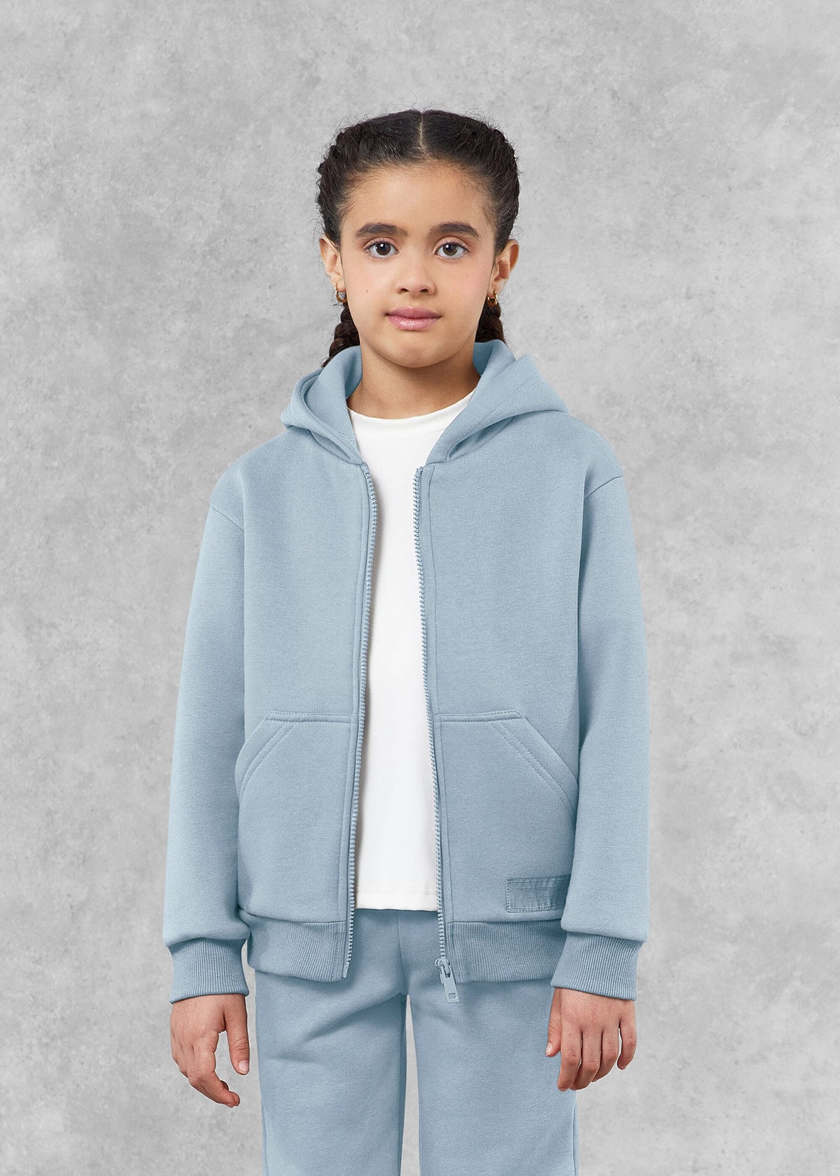 THE GIVING MOVEMENT KIDS COTTON ZIP HOODIE