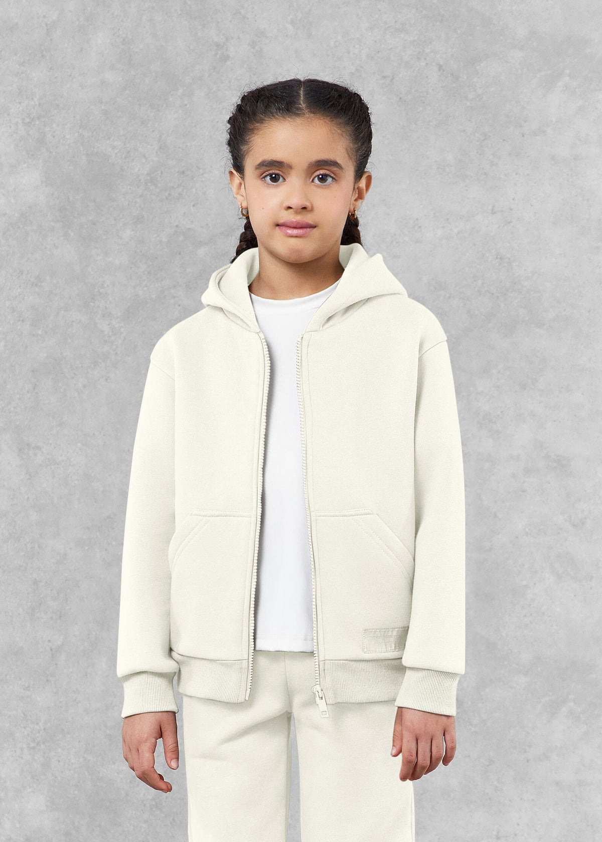 THE GIVING MOVEMENT KIDS COTTON ZIP HOODIE