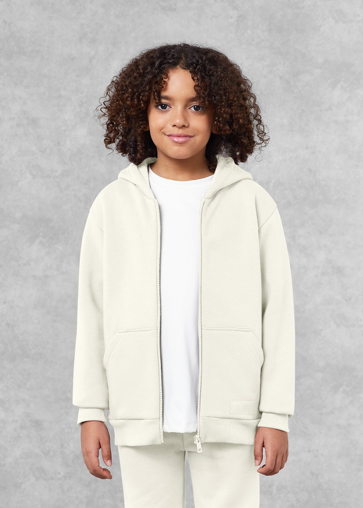THE GIVING MOVEMENT KIDS COTTON ZIP HOODIE