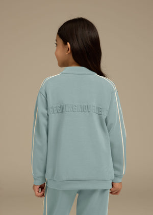 THE GIVING MOVEMENT KIDS SCUBA SOFT CONTRAST PANEL TRACK JACKET