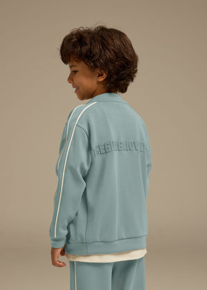 THE GIVING MOVEMENT KIDS SCUBA SOFT CONTRAST PANEL TRACK JACKET