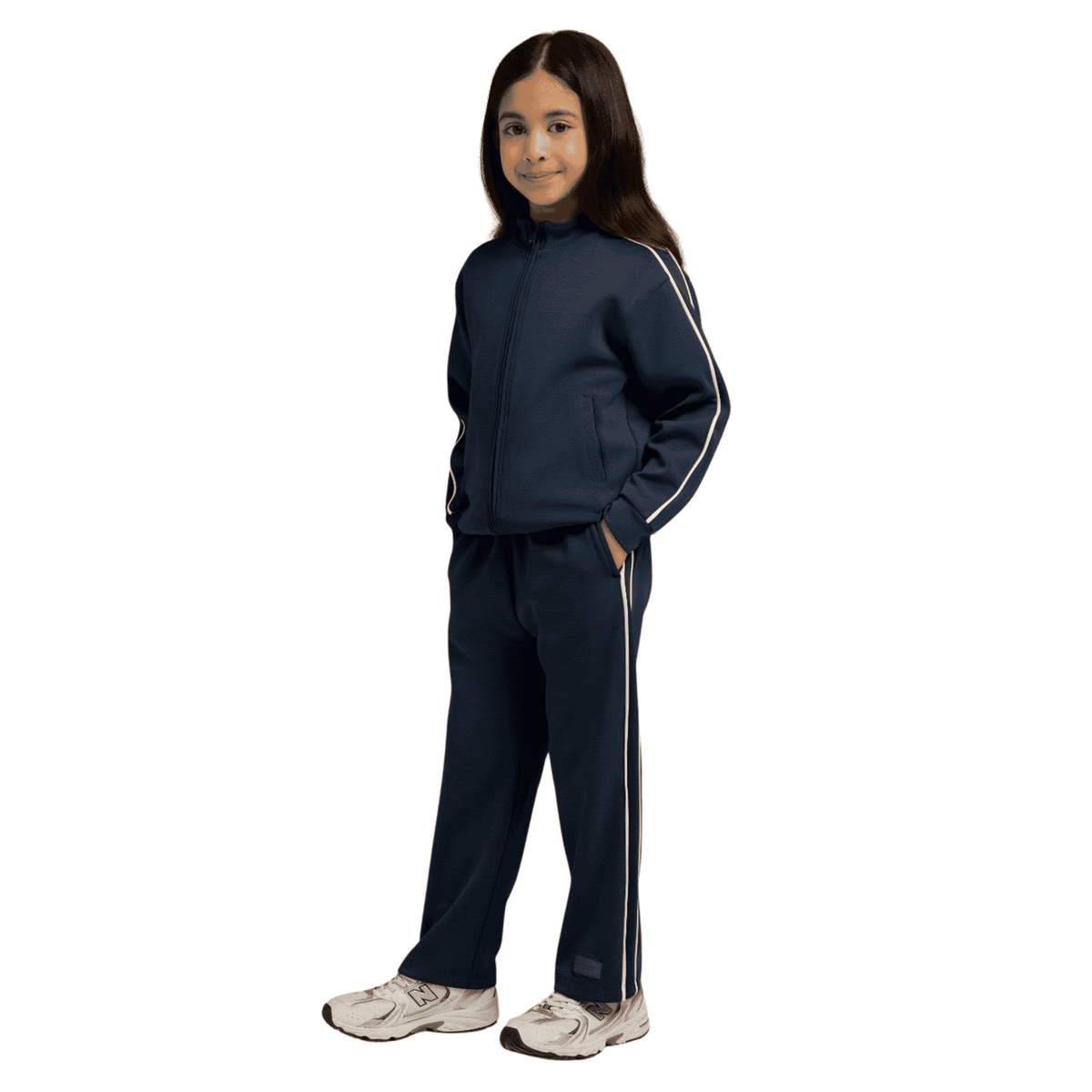 THE GIVING MOVEMENT KIDS SCUBA SOFT CONTRAST PANEL TRACK JACKET