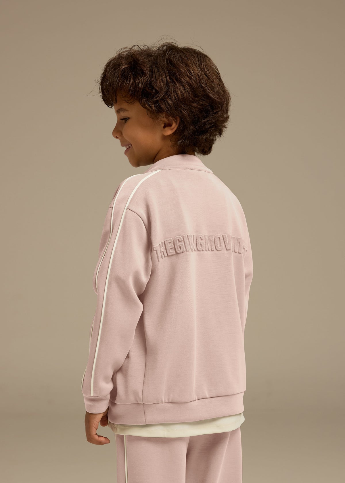 THE GIVING MOVEMENT KIDS SCUBA SOFT CONTRAST PANEL TRACK JACKET