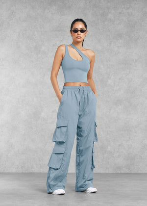 THE GIVING MOVEMENT SOFTSKIN ASYMMETRIC VEST