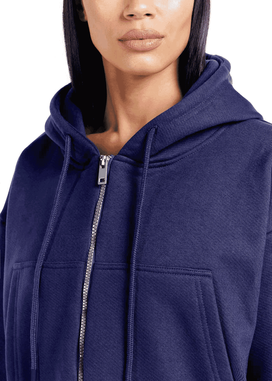 THE GIVING MOVEMENT BATWING ZIP SLEEVE HOODIE
