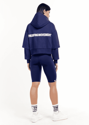THE GIVING MOVEMENT BATWING ZIP SLEEVE HOODIE