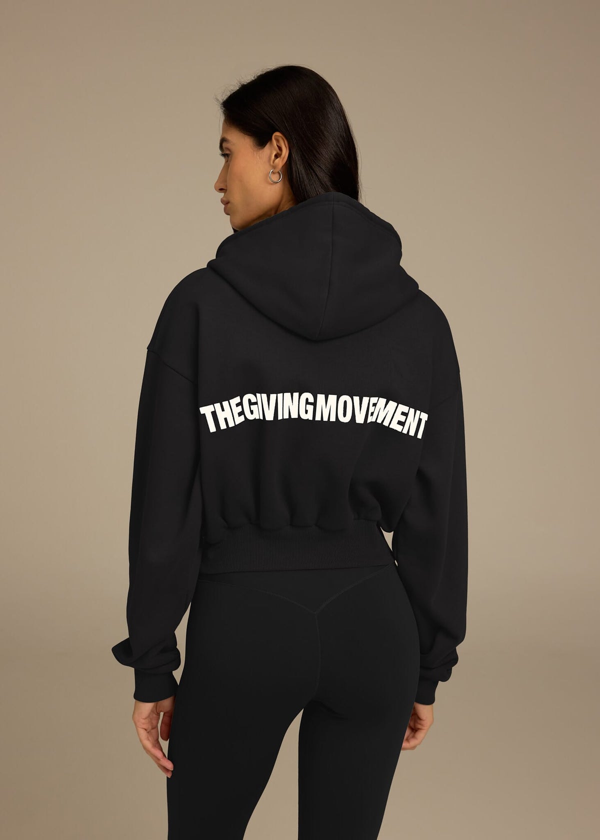 THE GIVING MOVEMENT BATWING ZIP SLEEVE HOODIE