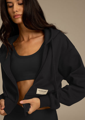 THE GIVING MOVEMENT BATWING ZIP SLEEVE HOODIE