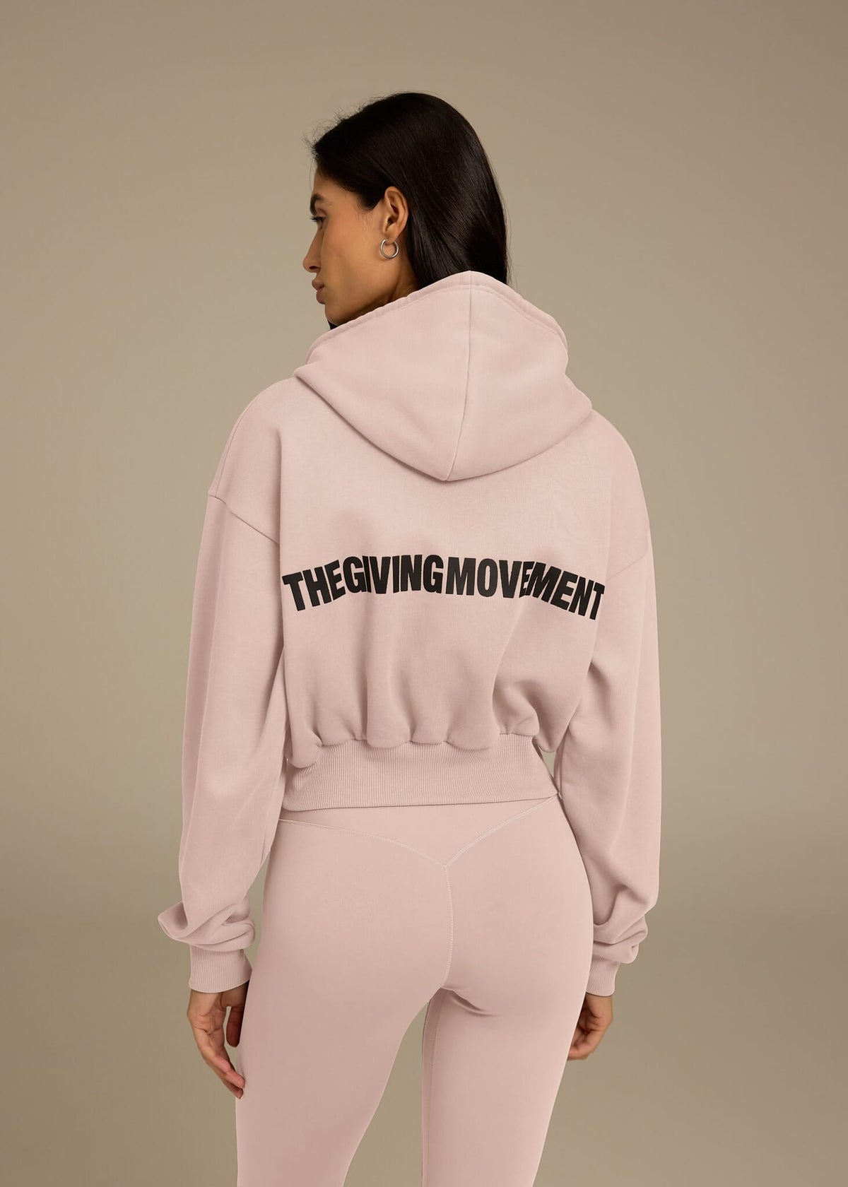 THE GIVING MOVEMENT BATWING ZIP SLEEVE HOODIE