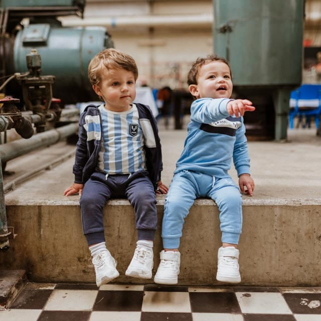 VG X MESSI 2 PCE BABYSUIT LS