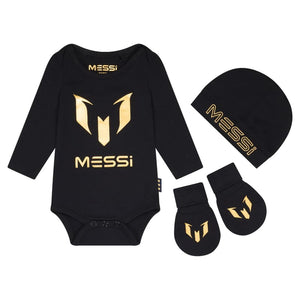 VG X MESSI 1 PCE BABYSUIT LS + HAT + BOOTIES
