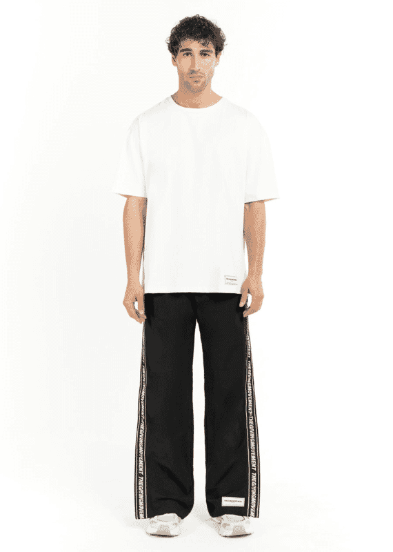 THE GIVING MOVEMENT RECYCLED NYLON WIDE LEG PANT WITH BRANDED ELASTIC - REG