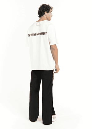 THE GIVING MOVEMENT RECYCLED NYLON WIDE LEG PANT WITH BRANDED ELASTIC - REG