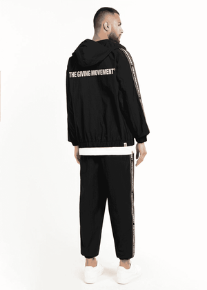 THE GIVING MOVEMENT RECYCLED NYLON JOGGER WITH BRANDED ELASTIC- REGULAR