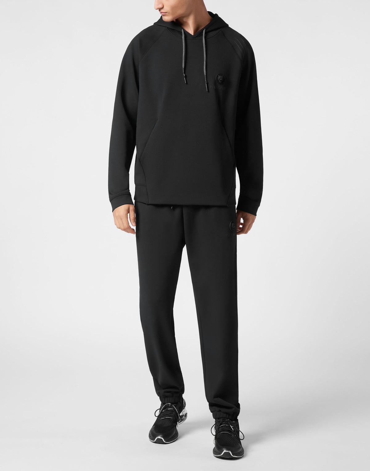 PLEIN SPORT TECHNICAL OVERSIZE HOODIE SWEATSHIRT LS