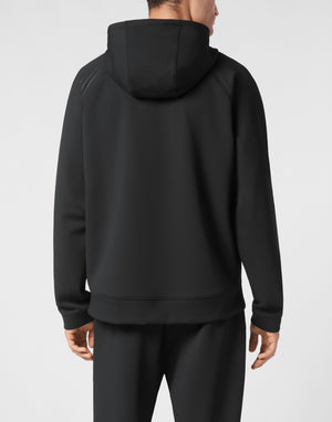 PLEIN SPORT TECHNICAL OVERSIZE HOODIE SWEATSHIRT LS