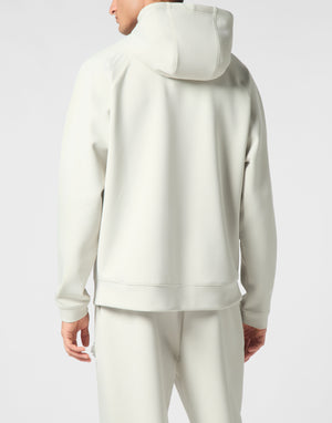 PLEIN SPORT TECHNICAL OVERSIZE HOODIE SWEATSHIRT LS