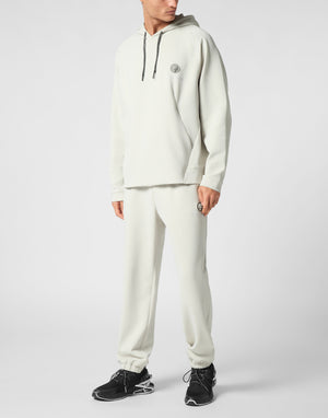PLEIN SPORT TECHNICAL OVERSIZE HOODIE SWEATSHIRT LS