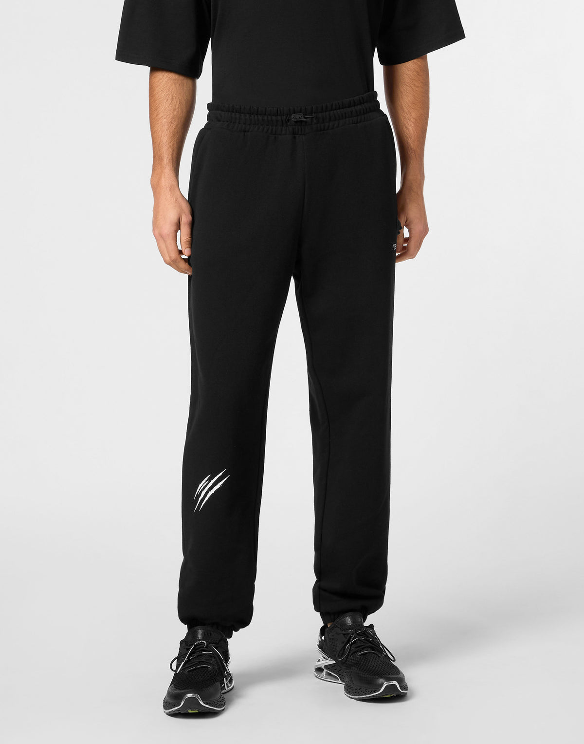 PLEIN SPORT LOOSE FIT JOGGING PANTS SCRATCH
