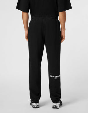 PLEIN SPORT LOOSE FIT JOGGING PANTS SCRATCH