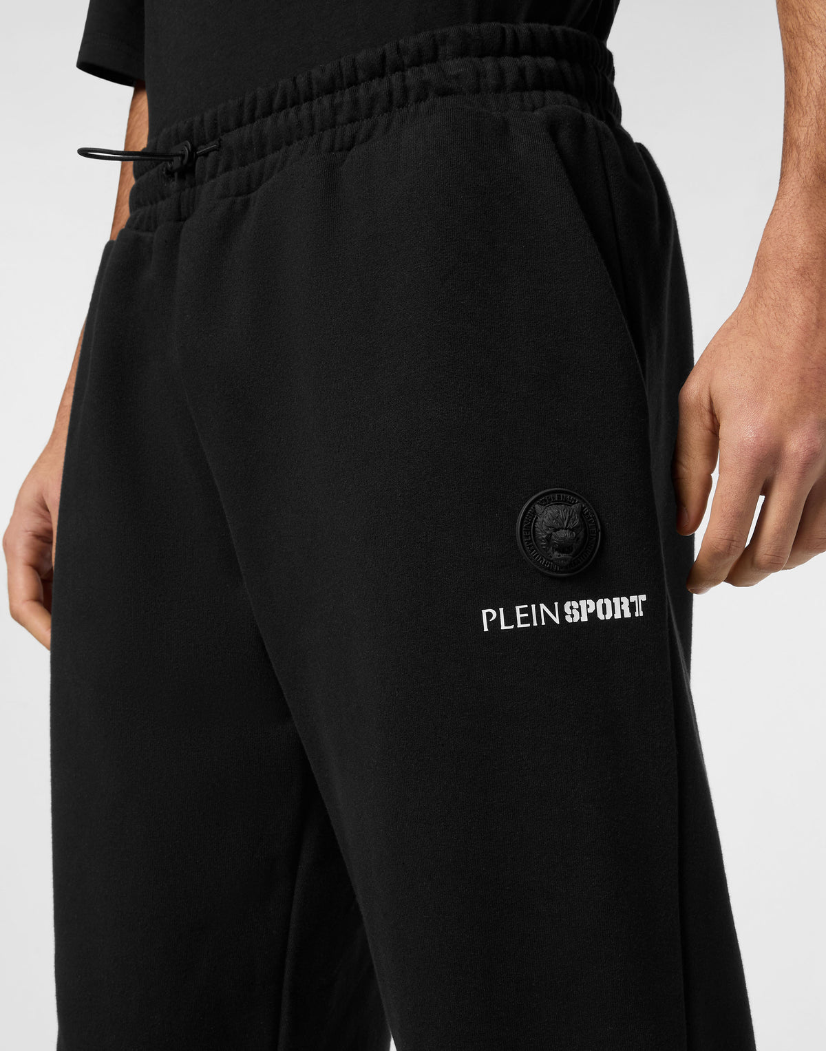 PLEIN SPORT LOOSE FIT JOGGING PANTS SCRATCH