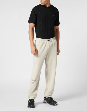PLEIN SPORT LOOSE FIT JOGGING PANTS SCRATCH