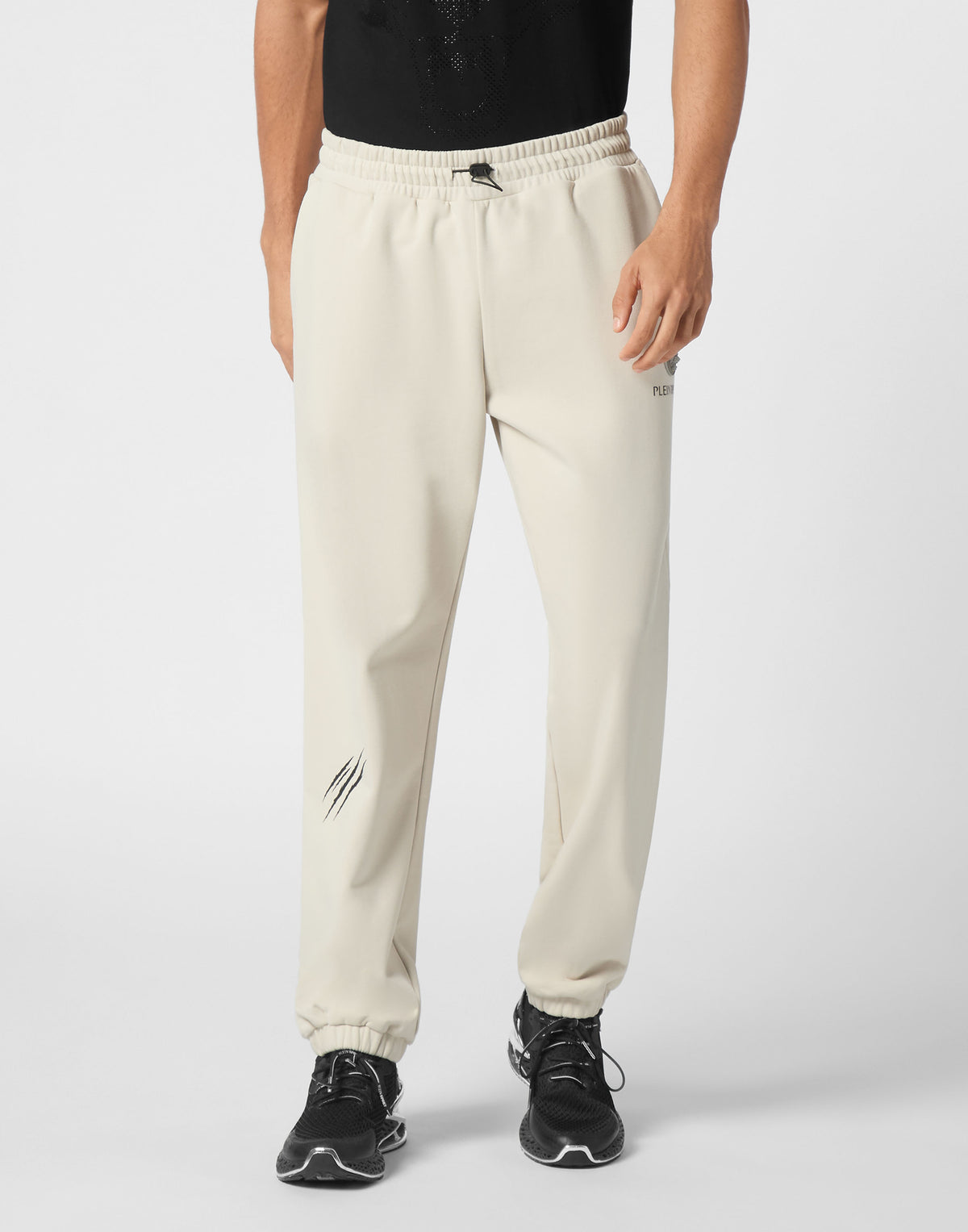PLEIN SPORT LOOSE FIT JOGGING PANTS SCRATCH