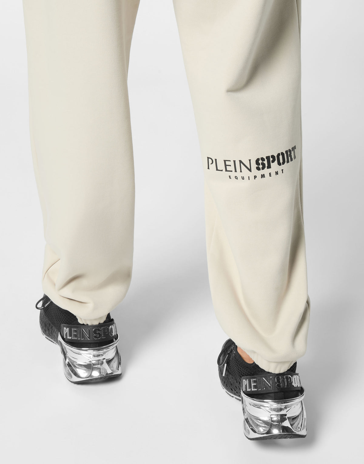 PLEIN SPORT LOOSE FIT JOGGING PANTS SCRATCH