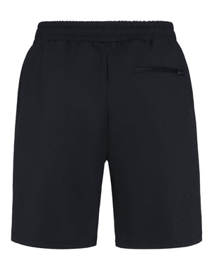 PLEIN SPORT TECHNICAL LOOSE FIT JOGGING SHORTS