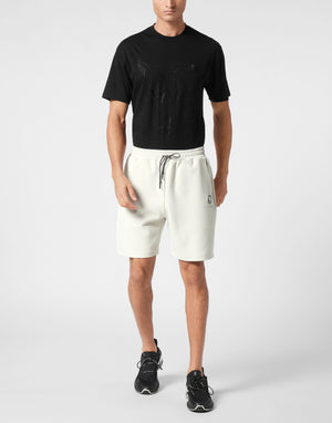 PLEIN SPORT TECHNICAL LOOSE FIT JOGGING SHORTS
