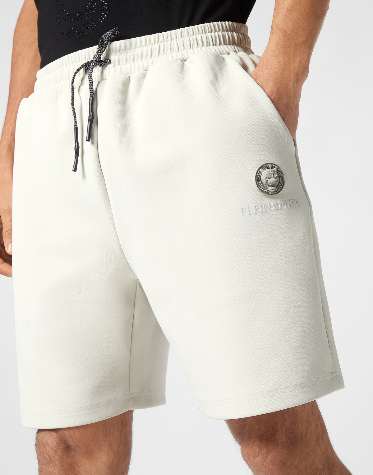 PLEIN SPORT TECHNICAL LOOSE FIT JOGGING SHORTS