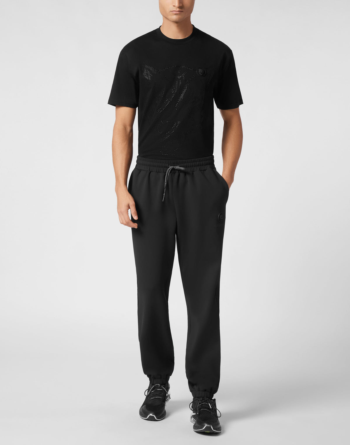 PLEIN SPORT TECHNICAL LOOSE FIT JOGGING PANTS