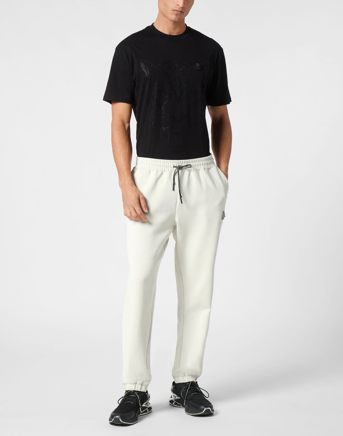 PLEIN SPORT TECHNICAL LOOSE FIT JOGGING PANTS